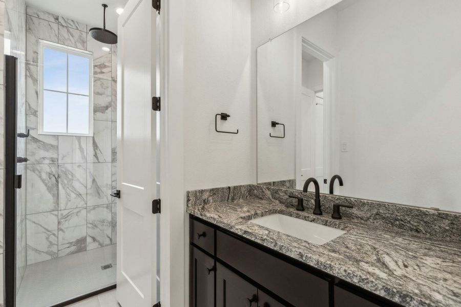 Furnished interior view inside a new home in The Vines, Haslet (Image 11).