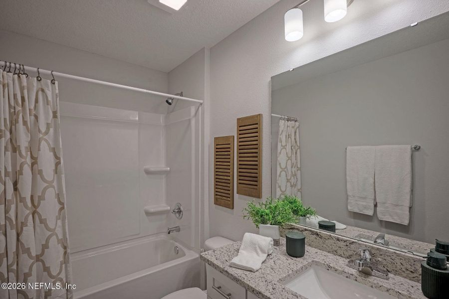 Furnished interior view inside a new home in , Jacksonville (Image 17). Furnished interior view inside a new home in , Jacksonville (Image 17).