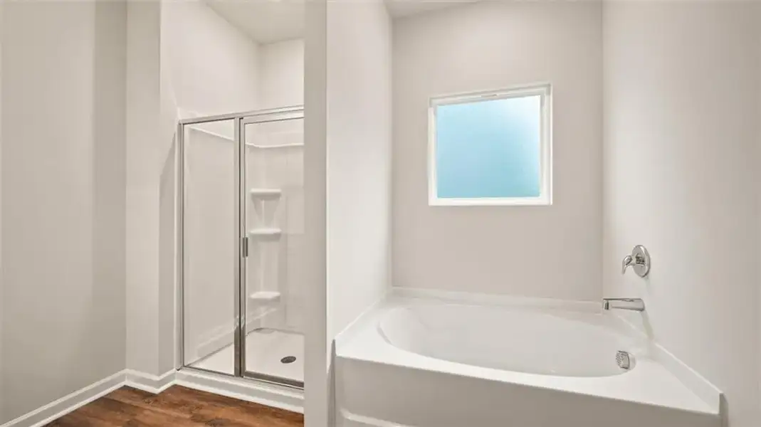 Furnished interior view inside a new home in Champion's Run, Lithonia (Image 10).