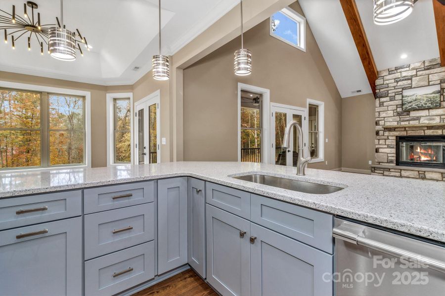 Furnished interior view inside a new home in , Mars Hill (Image 8).