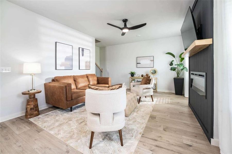 Furnished interior view inside a new home in Southern Hills, McDonough (Image 8).