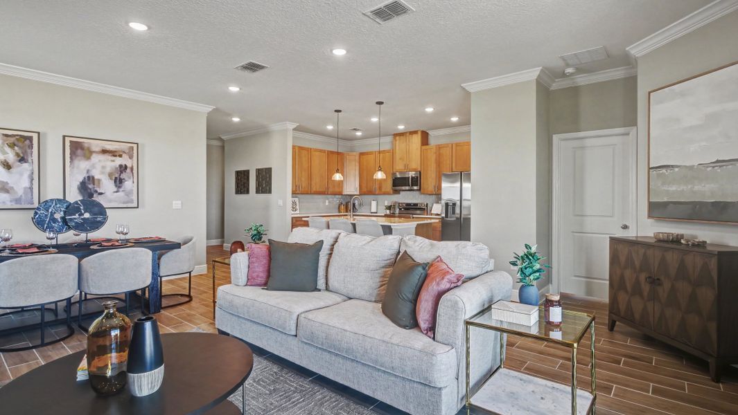 Representative furnished interior of a home built from the Sheffield by Maronda Homes in Coastal Communities, Edgewater (Image 11).