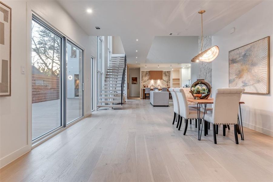 Furnished interior view inside a new home in , Dallas (Image 5).