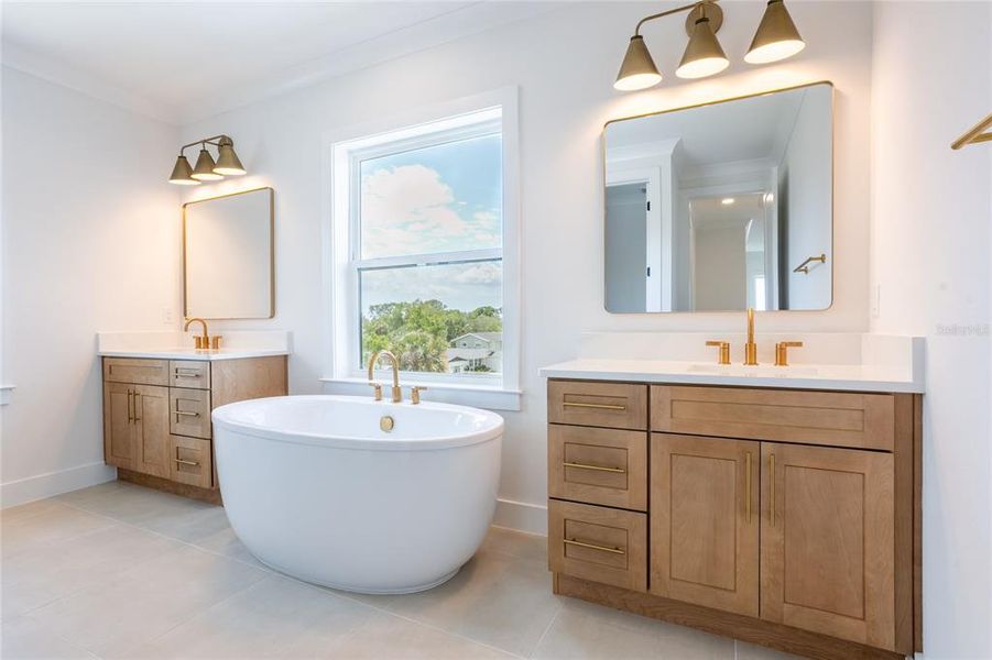 Furnished interior view inside a new home in , St. Petersburg (Image 18).