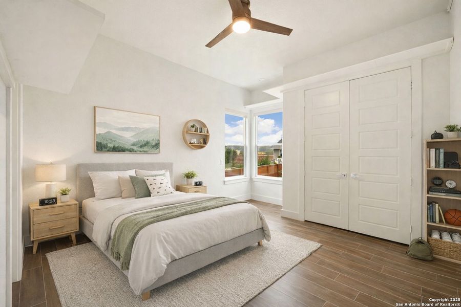 Furnished interior view inside a new home in , Blanco (Image 18).