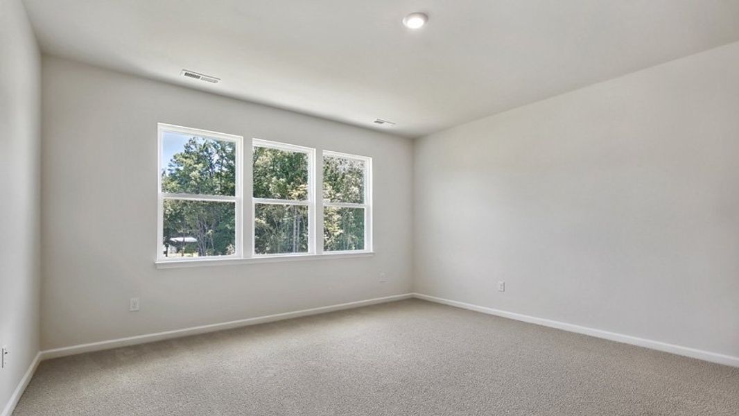 Representative unfurnished interior of a home built from the DANIEL by D.R. Horton in The Townes Park, Apex (Image 24). Representative unfurnished interior of a home built from the DANIEL by D.R. Horton in The Townes Park, Apex (Image 24).