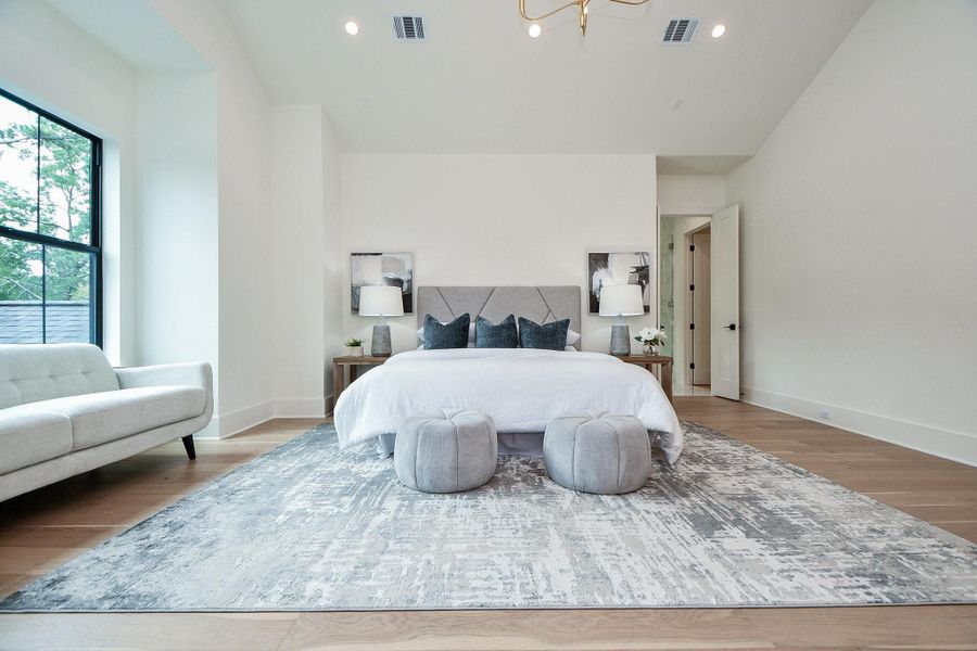 Furnished interior view inside a new home in , Houston (Image 9). Furnished interior view inside a new home in , Houston (Image 9).