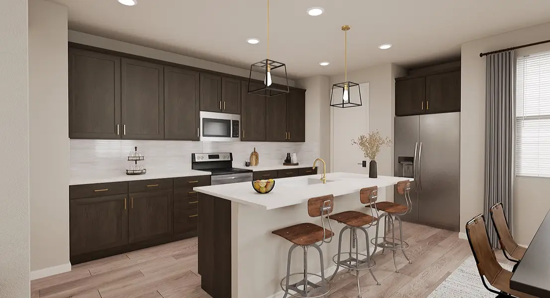 Representative furnished interior of a home built from the 2 by Tri Pointe Homes in Sugar Mill Village, Longmont (Image 16).