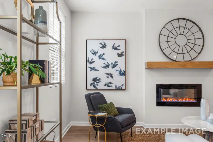 Furnished interior view inside a new home in Townes at North Main, Lillington (Image 14).