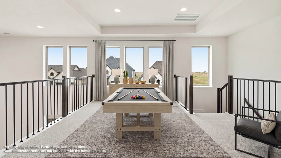 Furnished interior view inside a new home in Ramble, Celina (Image 10). Furnished interior view inside a new home in Ramble, Celina (Image 10).