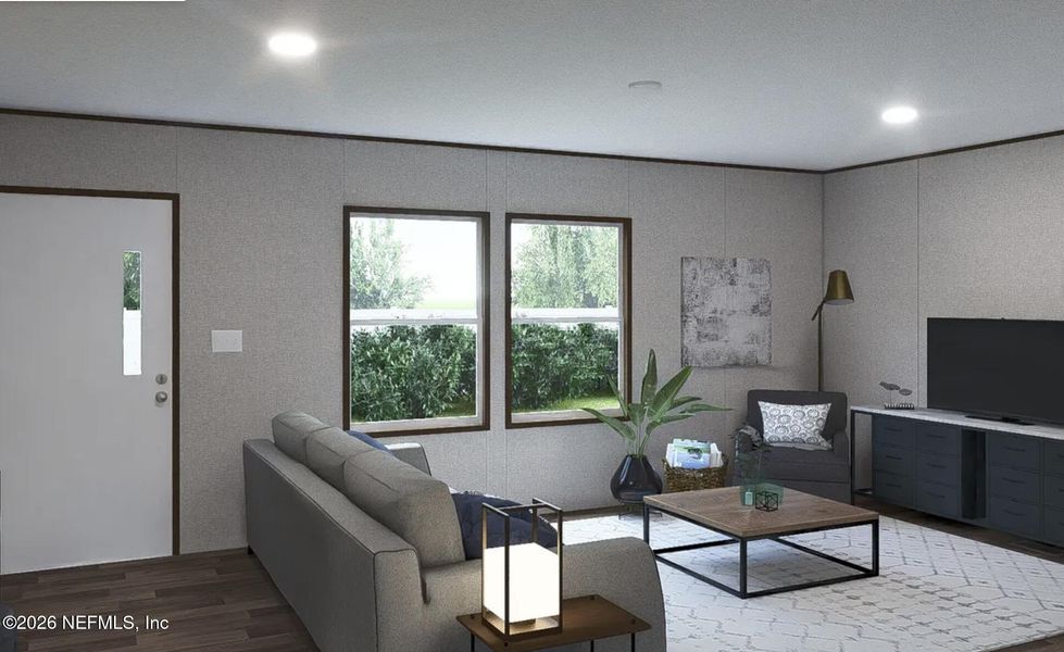 Furnished interior view inside a new home in , Mannville (Image 4).