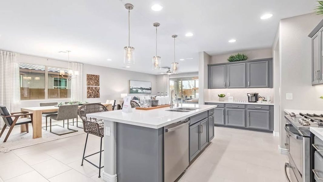 Representative furnished interior of a home built from the Sapphire by Taylor Morrison in Paradisi, Surprise (Image 14).