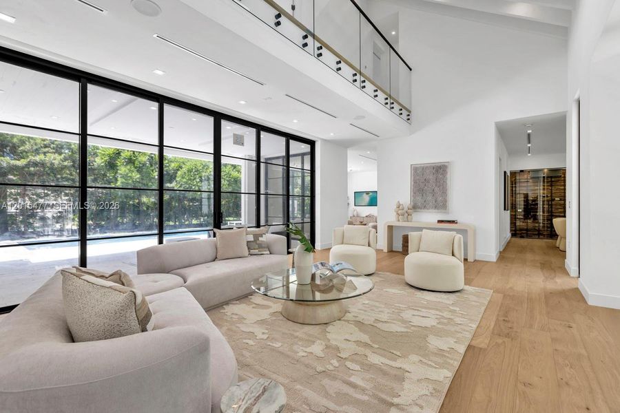 Furnished interior view inside a new home in , Coral Gables (Image 7).