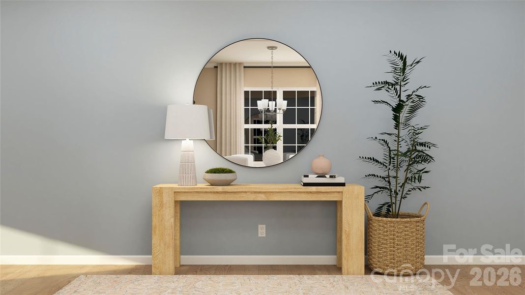 Furnished interior view inside a new home in Redhawk, Belmont (Image 4).