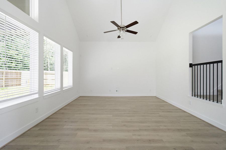 Spacious, unfurnished interior of a new home in Sundance Cove, Crosby (Image 15). Spacious, unfurnished interior of a new home in Sundance Cove, Crosby (Image 15).