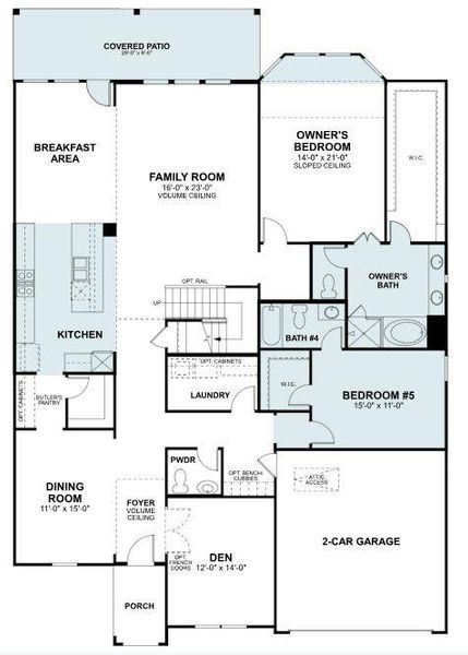 2D floor plan layout of this home in Barksdale, Leander, TX (Image 5). 2D floor plan layout of this home in Barksdale, Leander, TX (Image 5).