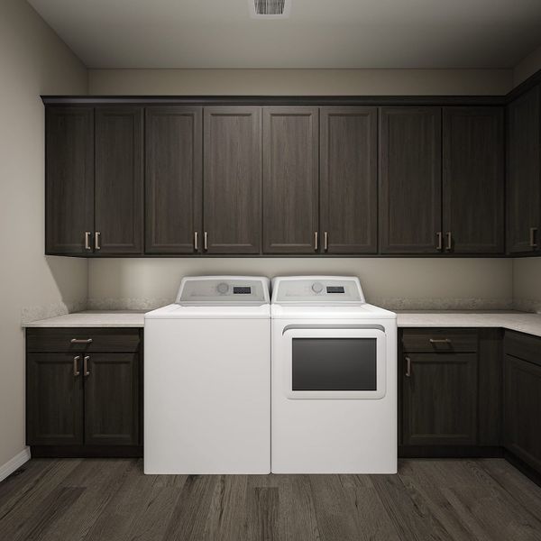 Representative furnished interior of a home built from the Pecan Plan 58-6 by Tri Pointe Homes in Whispering Hills, Laveen (Image 21). Representative furnished interior of a home built from the Pecan Plan 58-6 by Tri Pointe Homes in Whispering Hills, Laveen (Image 21).