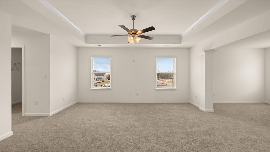 Spacious, unfurnished interior of a new home in The Gates at Pates Creek, Hampton (Image 27).