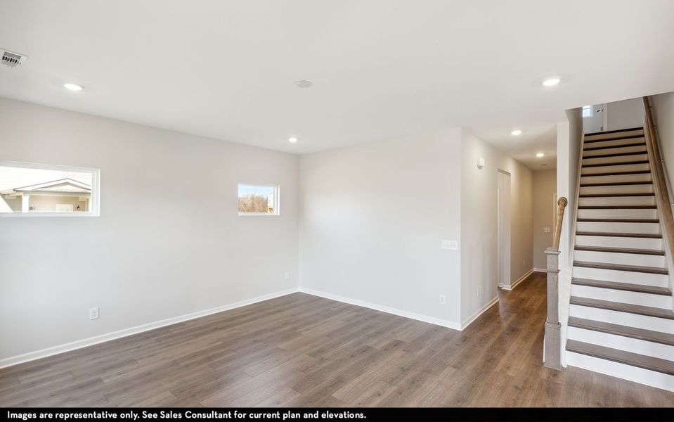 Representative unfurnished interior of a home built from the Magellan by CastleRock Communities in McCain's Station, Gallatin (Image 17).