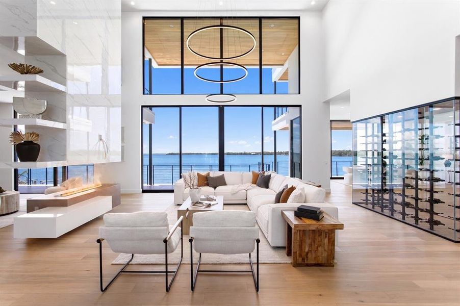 Furnished interior view inside a new home in , Tierra Verde (Image 7).