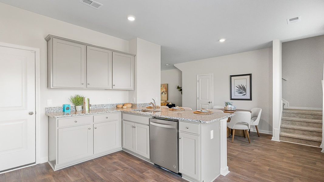 Furnished interior view inside a new home in Pineview North, Summerville (Image 3).