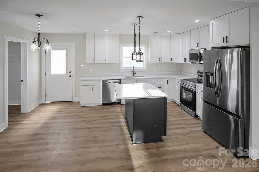 Furnished interior view inside a new home in , Shelby (Image 4). Furnished interior view inside a new home in , Shelby (Image 4).