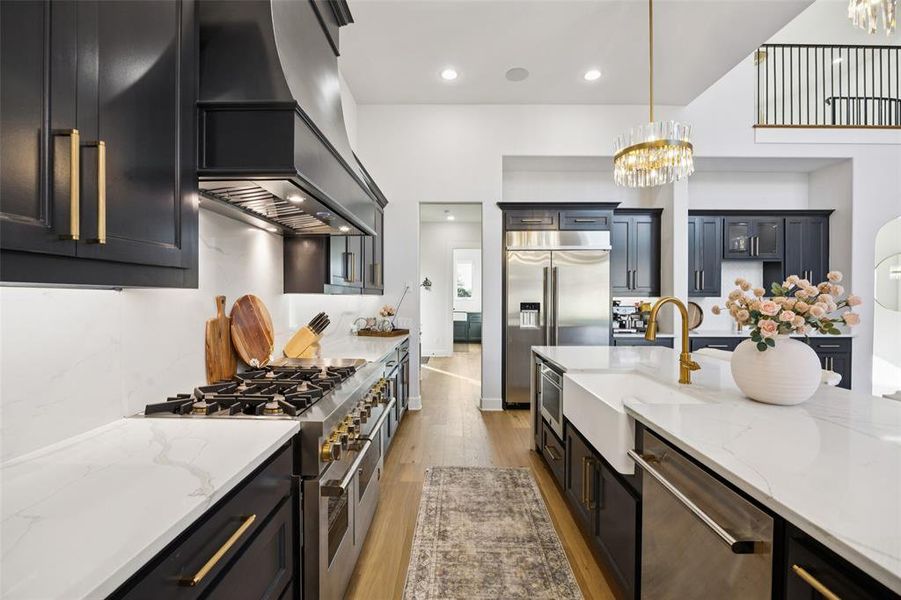 Furnished interior view inside a new home in , Flower Mound (Image 18).