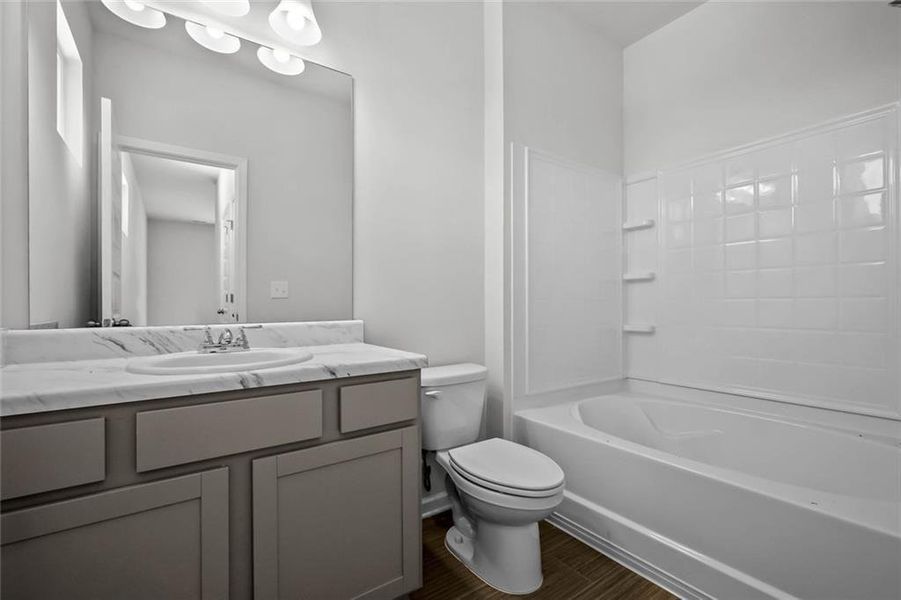 Furnished interior view inside a new home in Hillcrest Park, Ringgold (Image 11).