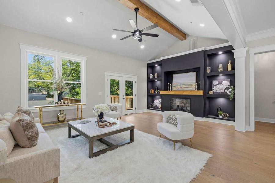 Furnished interior view inside a new home in , Marietta (Image 30).