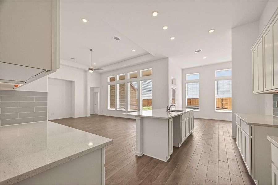 Furnished interior view inside a new home in Rates starting as low as, Iowa Colony (Image 7).