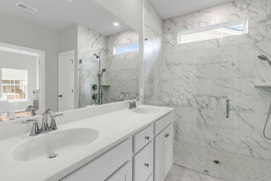 Furnished interior view inside a new home in Horizons at Summers Corner | 55+, Summerville (Image 32).