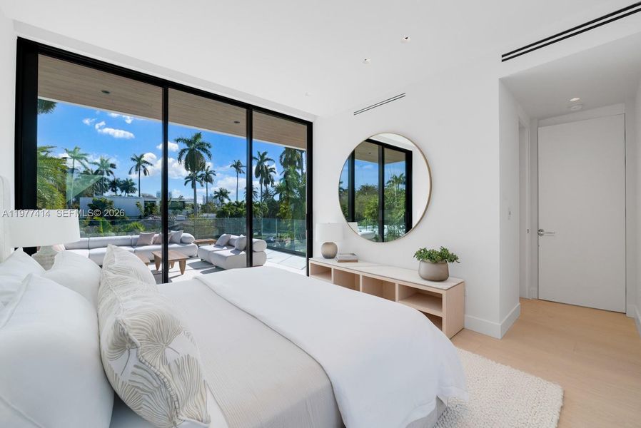 Furnished interior view inside a new home in , Miami Beach (Image 8).