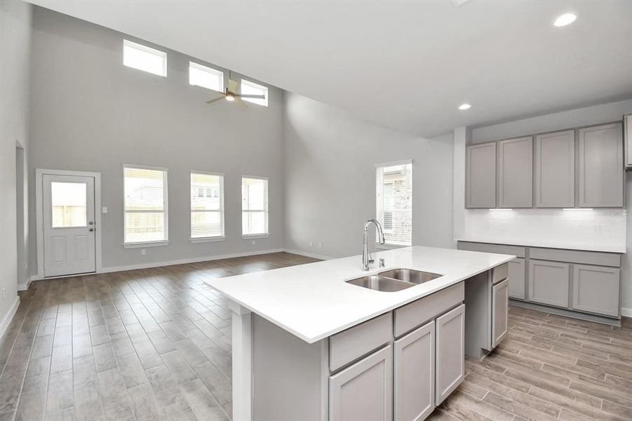 This generously spacious kitchen is a dream realized!