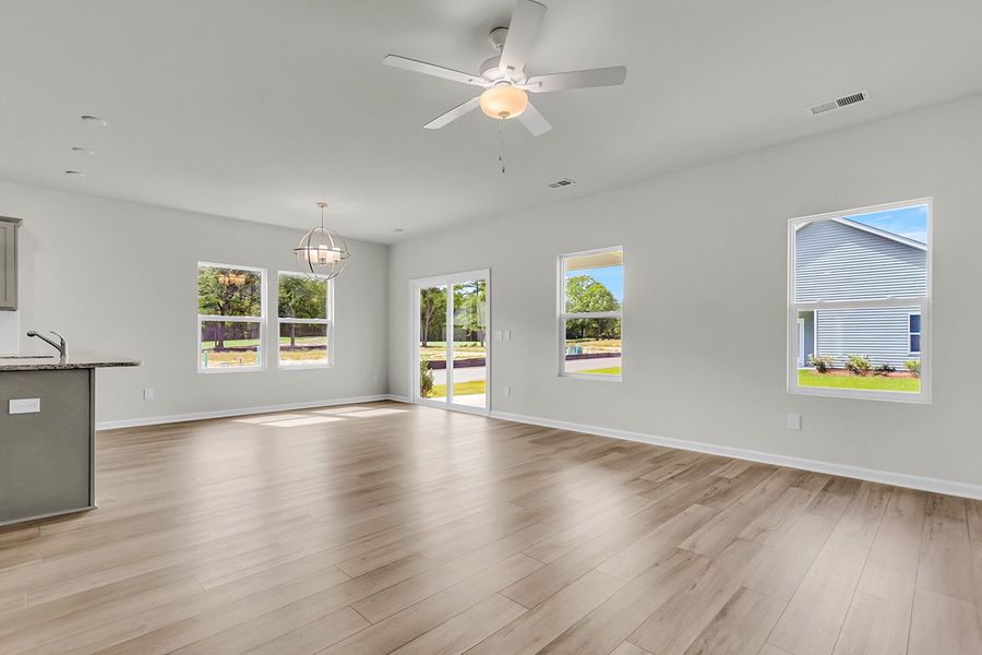 Spacious, unfurnished interior of a new home in Fairway Woods at Wyboo, Manning (Image 24).