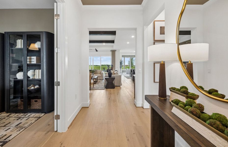 Representative furnished interior of a home built from the Stellar by Del Webb in Del Webb Sugar Land at Ryehill, Rosenberg (Image 9).