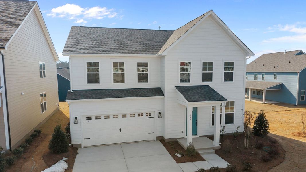 The Burton Plan by DRB homes at Lakeside Glen, in York SC -