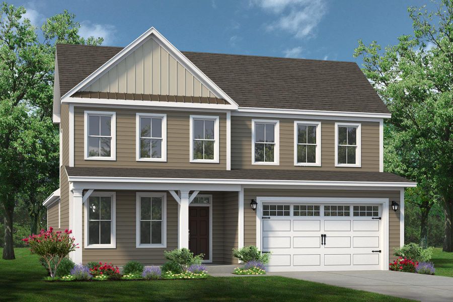 Representative exterior photo of a completed home built from the The Driftwood by Chesapeake Homes in Coastal Club of the Carolinas, Calabash, NC (Image 22).