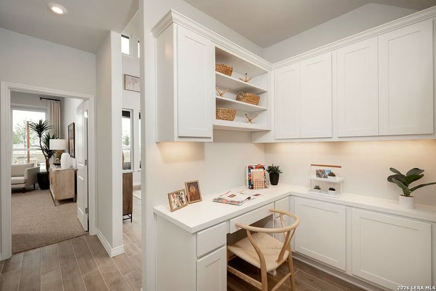 Furnished interior view inside a new home in The Parklands, Schertz (Image 4).