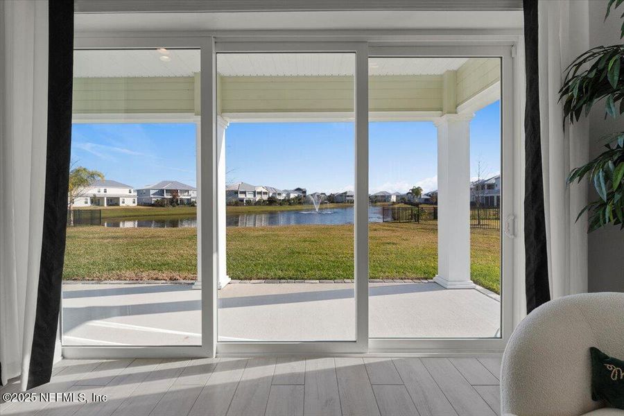 Exterior details and patio area of a home in , St. Johns (Image 33).