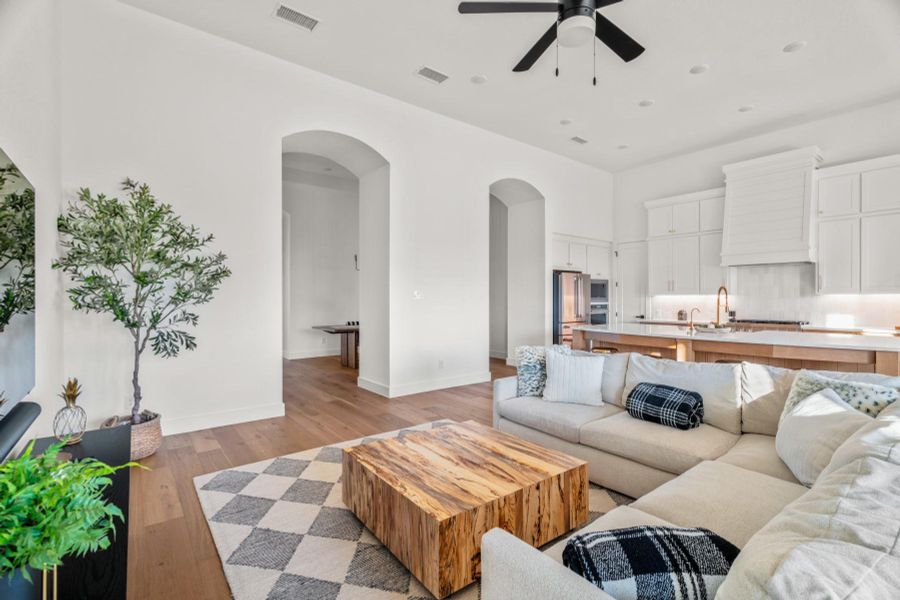 Furnished interior view inside a new home in , Liberty Hill (Image 22). Furnished interior view inside a new home in , Liberty Hill (Image 22).