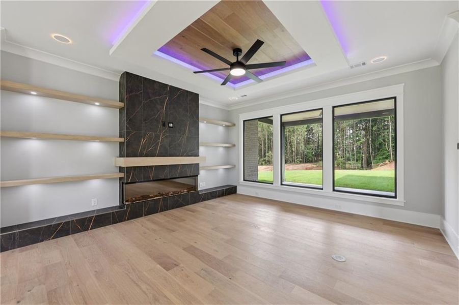 Spacious, unfurnished interior of a new home in , Braselton (Image 122).