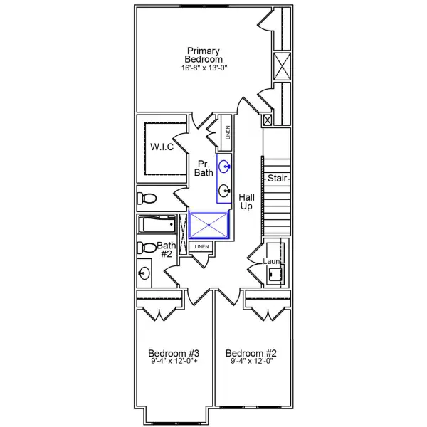 2D floor plan layout of this home in Sweetbrier, Durham, NC (Image 3). 2D floor plan layout of this home in Sweetbrier, Durham, NC (Image 3).