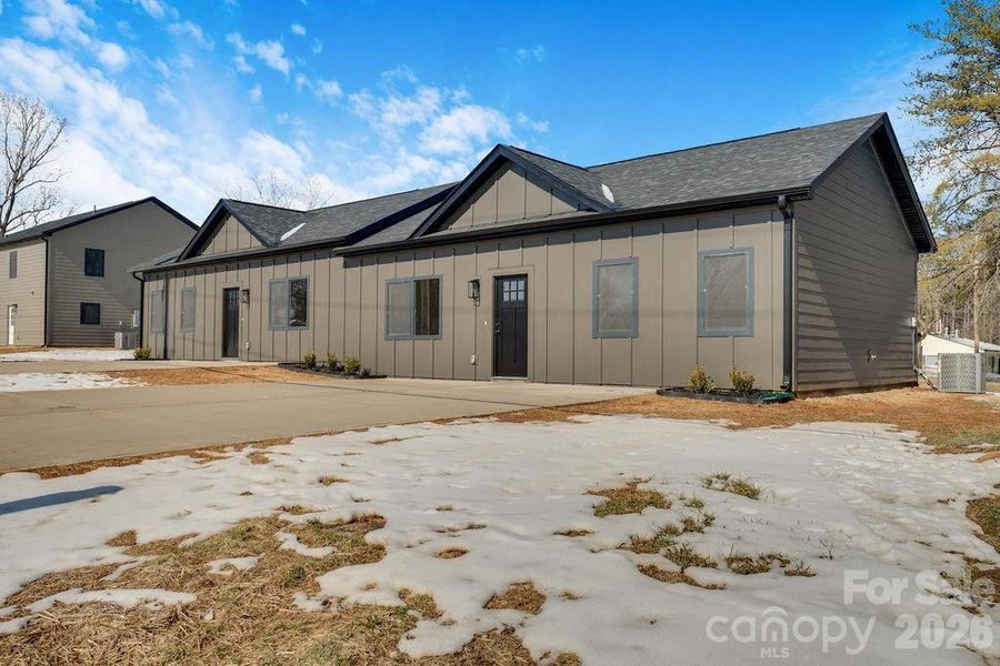 Exterior details and patio area of a home in , Statesville (Image 4).