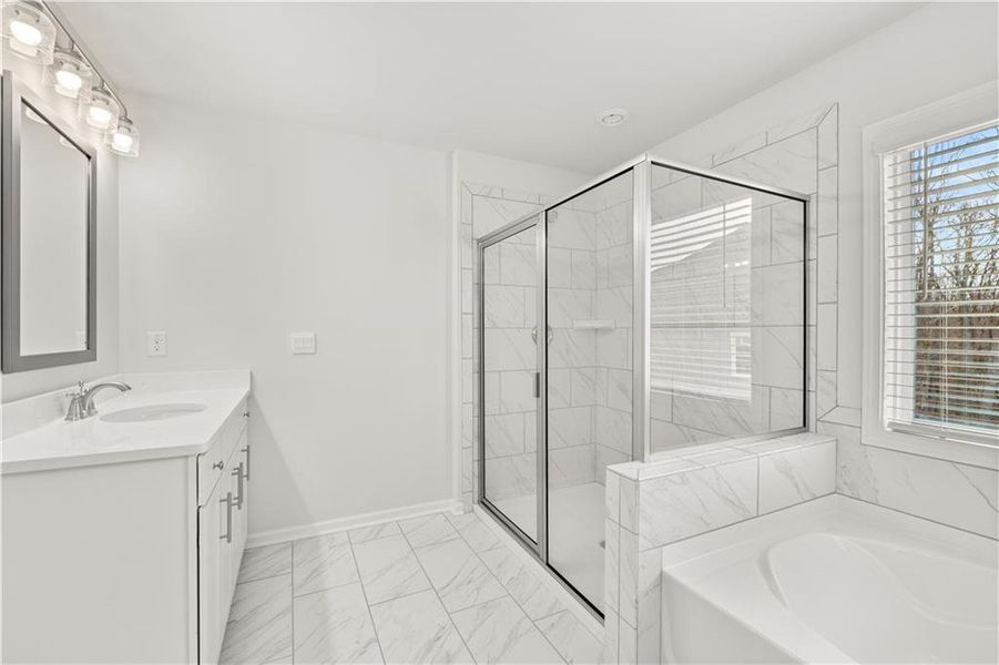 Furnished interior view inside a new home in Holland Estates, Powder Springs (Image 15). Furnished interior view inside a new home in Holland Estates, Powder Springs (Image 15).