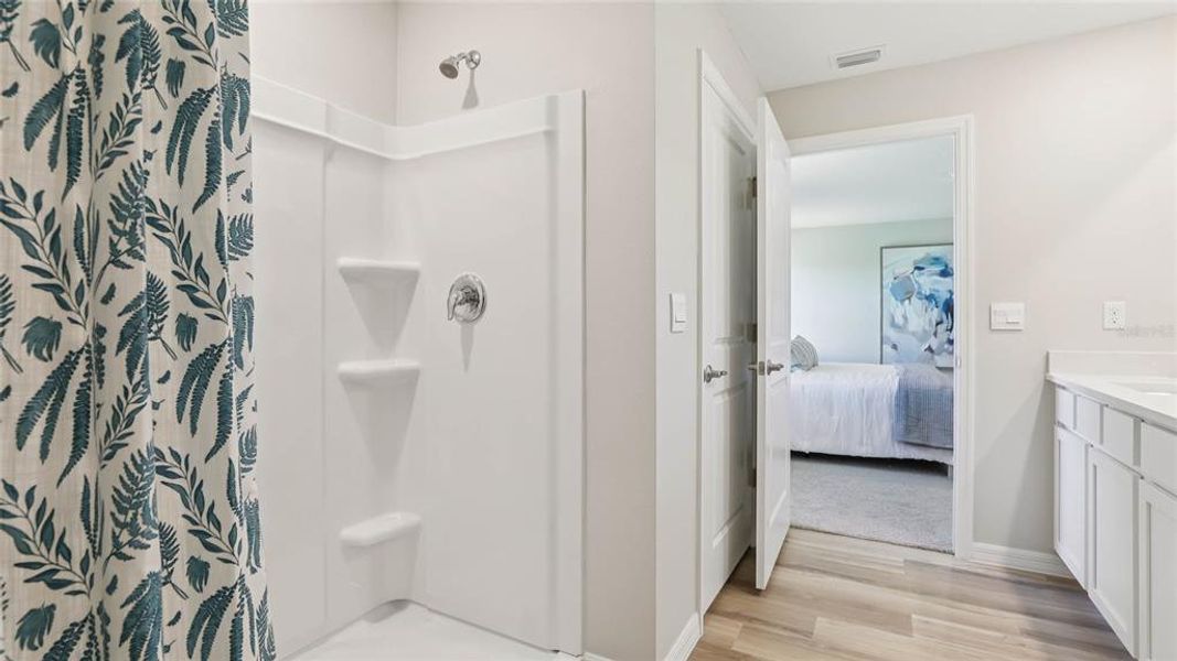 Furnished interior view inside a new home in Sandal Key, Weeki Wachee (Image 9).