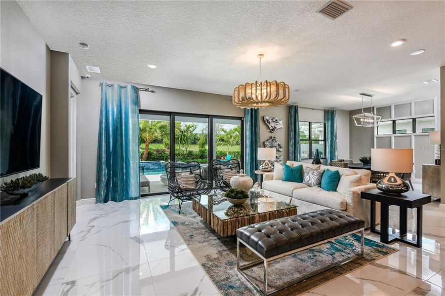Furnished interior view inside a new home in Cresswind Lakewood Ranch, Lakewood Ranch (Image 12).