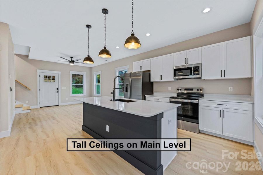 Furnished interior view inside a new home in , Asheville (Image 4).