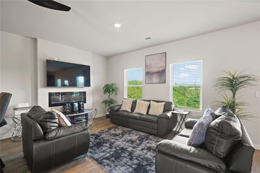 Furnished interior view inside a new home in The Enclave at Dial Farm Phase III, Walnut Grove (Image 9).