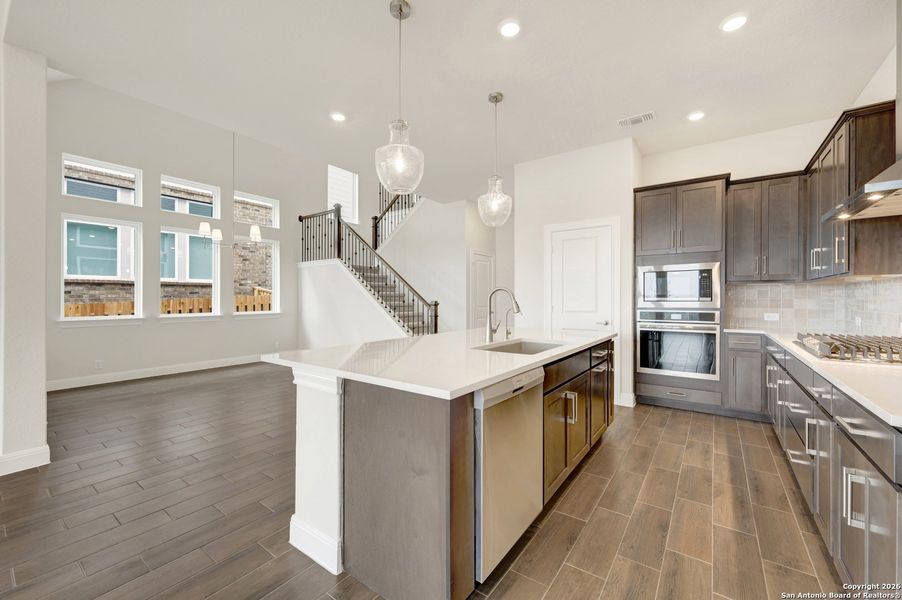 Furnished interior view inside a new home in Windsong - Reserve Series, Boerne (Image 11).