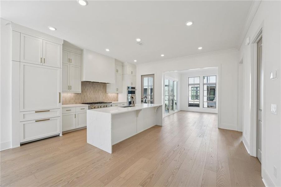 Furnished interior view inside a new home in Park Walke, Alpharetta (Image 15).